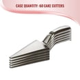 thumbnail image 2 of Smarty Shiny Silver Disposable Plastic Cake Cutter/Lifter 60ct, 2 of 5