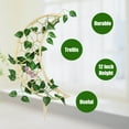 thumbnail image 4 of Mistaha Plant Support Wood Plant Climbing Frame Garden Flower Support 12 Inch Tomato Trellis for Climbing Vegetables Small Plant Flower, 4 of 8