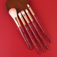 thumbnail image 2 of 5pcs Makeup Brush Crystal Rod Set Beauty Tools Beauty Brush (Red), 2 of 3