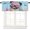 Pughoe9381, variant on Valance for Windows Polyester Semi Sheer Valances for Living Room Bathroom Bedroom, Japan Style Pink Cherry Blossoms and Wave Clouds Kitchen Window Valance Rod Pocket Valance Curtains 54x18 Inches