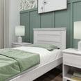 thumbnail image 4 of Max & Lily Twin Bed Frame with Panel Headboard, Modern Farmhouse Solid Wood Platform Bed, 4 of 6
