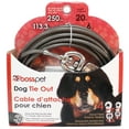 thumbnail image 3 of Boss Pet PDQ Silver Tie-Out Vinyl Coated Cable Dog Tie Out X-Large, 3 of 4