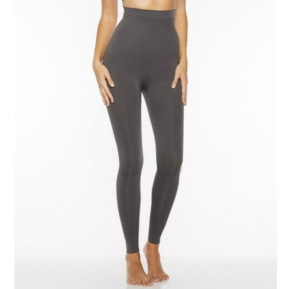 Women's Rhonda Shear 1386 Ahh Smooth Tootsie Shaping Legging (Charcoal S)