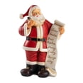 thumbnail image 4 of Figura de Papá Noel, adorno navideño para mesa, 17,5 cm (6,89 pulgadas). rojo, 4 of 9
