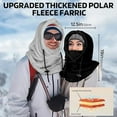 thumbnail image 5 of Balaclava Wind-Resistant Hood Ski Mask,Winter Wind-Resistant Face Mask,Warm Face Cover Hat Cap Scarf, 5 of 6