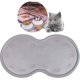 thumbnail image 1 of Estera de alimentación para mascotas, esteras para gatos y perros compatibles con alimentos y agua, estera de alimentación flexible y fácil de limpiar, estera de alimentación impermeable antideslizant Afortunado Sencillez, 1 of 5
