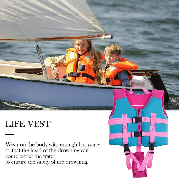 Neoprene Kids Life Jacket Safety Vest Surfing Fishing Rafting