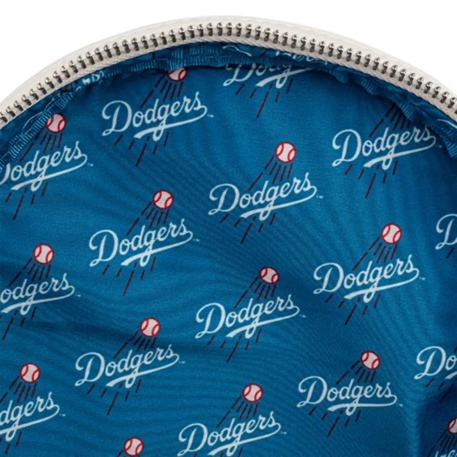 Loungefly MLB LA Dodgers Baseball Seam Mini Backpack