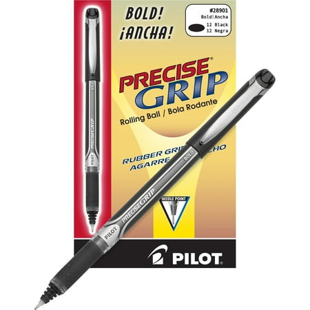 Pilot, PIL28901DZ, Precise Grip Bold Capped Rolling Ball Pens, 1 Dozen