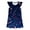 Glisme475-Dark Blue, variant on Glisme Fashion Girls Dresses Size 6-7 Y Kids Cute Print Dress Gown Toddlers Casual Wear Cute Dress Dark Blue Sundress For Girl
