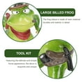 thumbnail image 5 of HAKIDZEL Resin Frog Decor 1Pack Cartoon Style Ideal for Pond Window Ledge 7.27x5.89x2.36in, 5 of 8