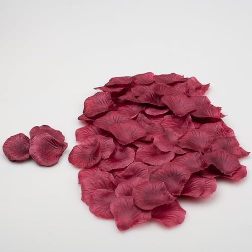 Valentines 300 PINK Fabric Faux Rose Petals Scatter Tabletop Wedding Anniversary 