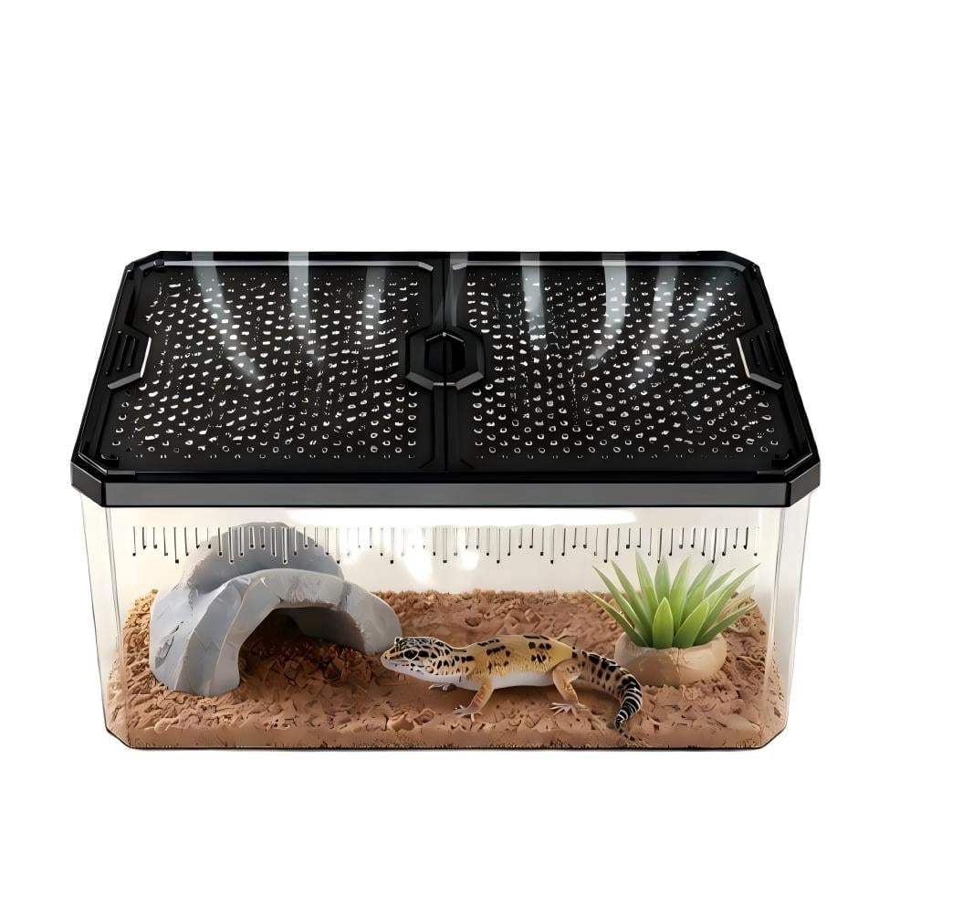 Zilla, Micro Habitat Reptile Terrarium, Small Acrylic, Locking