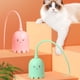 thumbnail image 4 of Billuyoard Juguete de silicona para gatos con cola giratoria para juegos interactivos, suministros para mascotas, juguetes para gatos Juguetes para gatos verde, 4 of 4