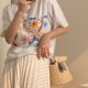 thumbnail image 4 of Bolso de playa para mujer Bolso de paja tejido a cuadros Bowknot Cubo Crossbody Barril Bolso Likrtyny Para estrenar, 4 of 9