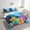Blue Purple Orange, variant on Erosebridal Ocean Jellyfish Bedding Sets Twin Size,Underwater World Comforter Sets with Sheets,Sea Animal Bed in a Bag Twin size,Microfiber Marine Room Decoration,Reversible,7-Piece