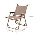 thumbnail image 2 of Miumaeov Camping Chair Portable Folding Outdoor Chair Low Beach Chairs for Camp Lawn Hiking Sports Hunting 20.86" D x 21.64" W x 30.7" H, 2 of 8