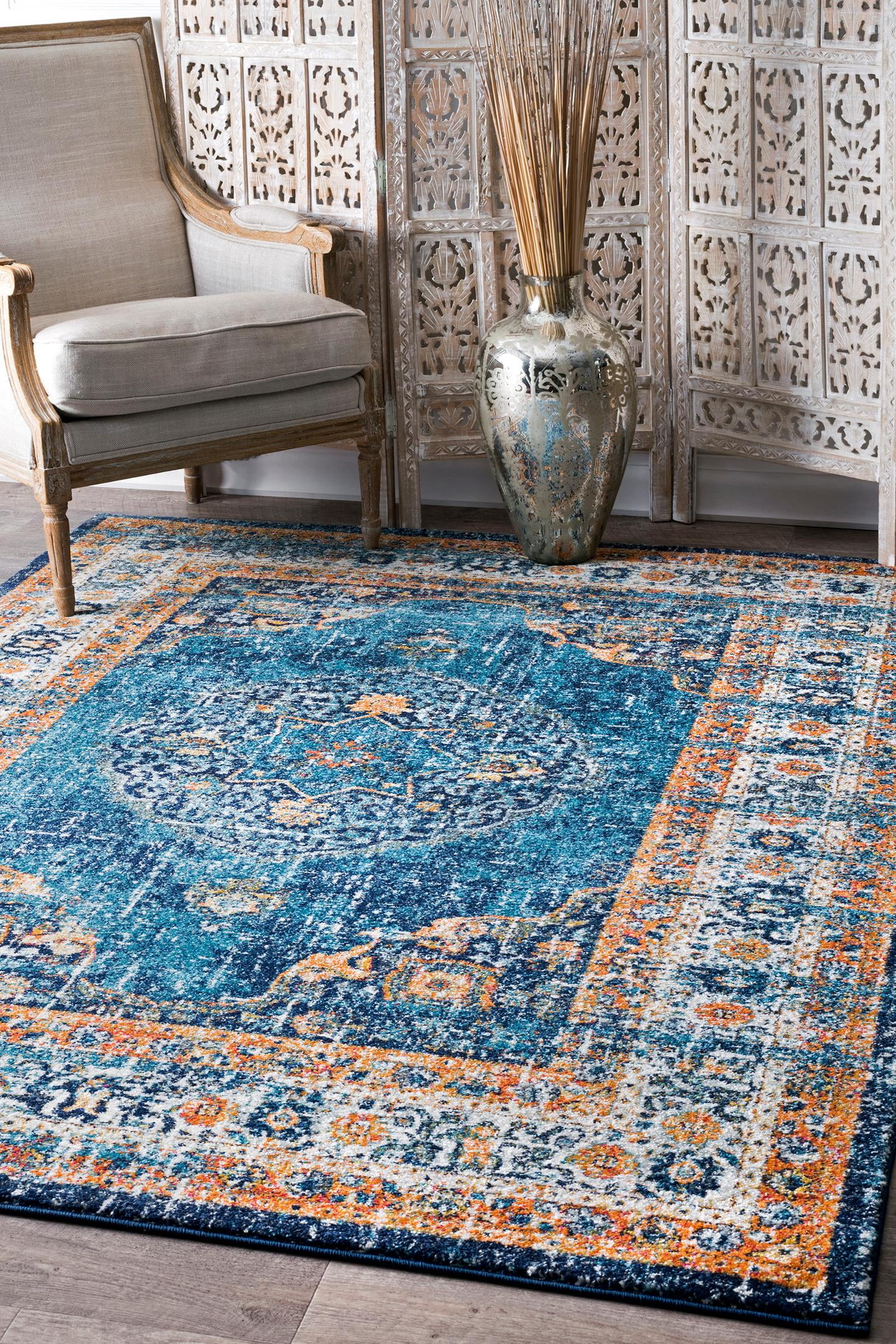 nuLOOM Vintage Medallion Rosendo Area Rug