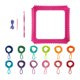 thumbnail image 1 of Kits de telar, juguetes, bucles para agarraderas, kits para hacer agarraderas, cumpleaños 12 colores, 1 of 9