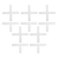 thumbnail image 1 of Conector de Tubo de Vacío Unique Bargains 5/16" en forma de T de 3 vías y 4 vías para automóvil PE Blanco 1set, 1 of 7