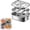 E, variant on 304 Stainless Lunch Box With Double Layer Dividers Leak Proof And Lock Large Capacity Container For Work Or Travel Silver