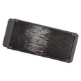 thumbnail image 4 of Radiador de refrigeración líquida de 18 tubos, prueba de presión de 1 bar, enfriador de CPU con interfaz de rosca G1/4 para montaje en ventilador de 12 cm, 4 of 14