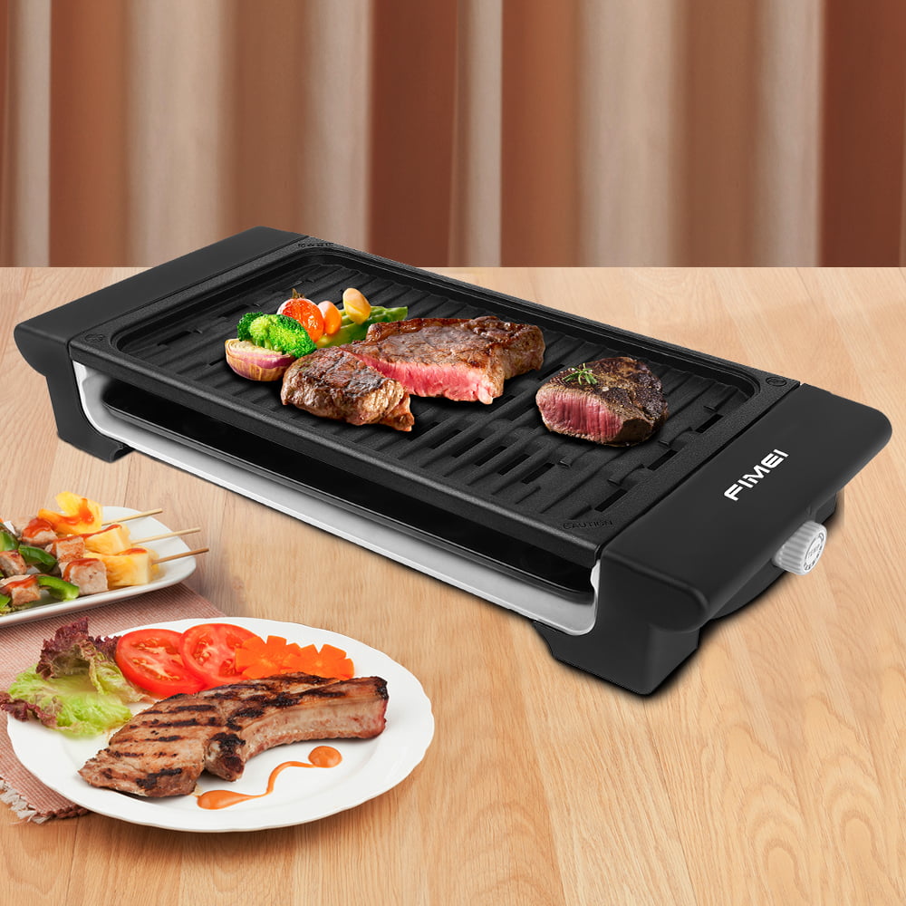 George Foreman 15 Serving Indoor/Outdoor Electric Family BBQ Grill GFO240GM NEW 