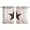 Beige, variant on American Country Kitchen Curtains Small Short 39 Inch Length, Farmhouse Barn Star Brown Berry Grommet Top Bedroom Living Room Curtains, Light Filtering Cafe Curtain Drapes 2 Panels Set 55''x39''