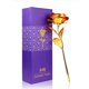 thumbnail image 1 of Flor de rosa dorada, flor de rosa preservada, rosas que nunca se desvanecen Idea de regalo Idea de regalo para el día de San Valentín, día de la madre, día de acción de gracias, Navidad, cumpleaños,, 1 of 5