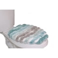 thumbnail image 2 of HOME WEAVERS INC Toilet Lid Cover, Machine Wash Seat Covers, 18x18, Turquoise, 2 of 9
