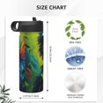 thumbnail image 4 of Goofa Realistic Style Wolf Warrior for Insulated Kettle 18oz Water Bottle Insulated Tumbler with Handle & Flip Straw - Fits in Cup Holder, Leak Resistant Tumbler, 4 of 8