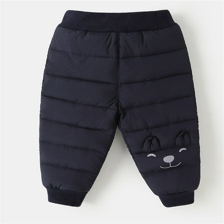 

Hunpta Toddler Children Kids Infant Baby Boys Girls Cute Cartoon Winter Warm Down Windproof Elastic Snow Ski Bib Pants Trousers Outfits Clothes