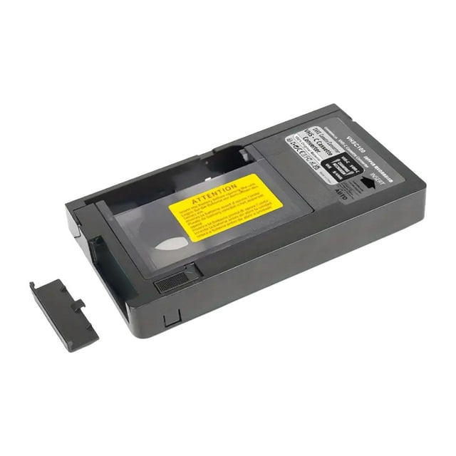 Wweixi Portable Tape Adapter For VCR Player Supports S-VHS-C/VHS Cassette Converter Extend Usage