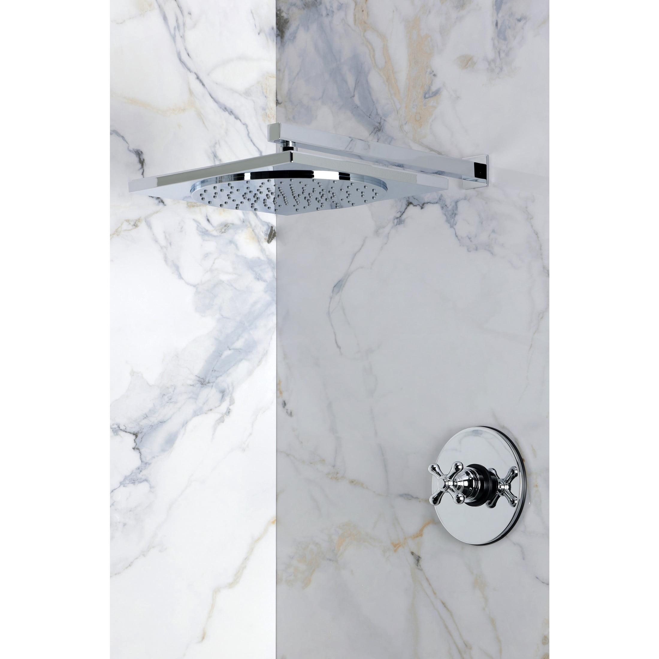Kingston Brass KB8331AXSO Restoration Single-Handle Pressure Balanced Shower Faucet, Polished Chrome