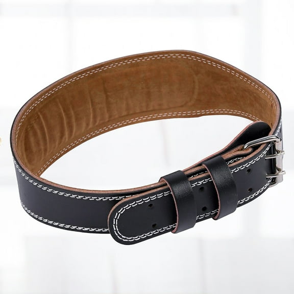 Uonlytech Back Support Belt Sports Belt 1Set Black Pu