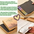 thumbnail image 4 of US 12 Colors Non Toxic Artist Pastels Soft Chalk Long Square Dry Pastels Set, 4 of 5