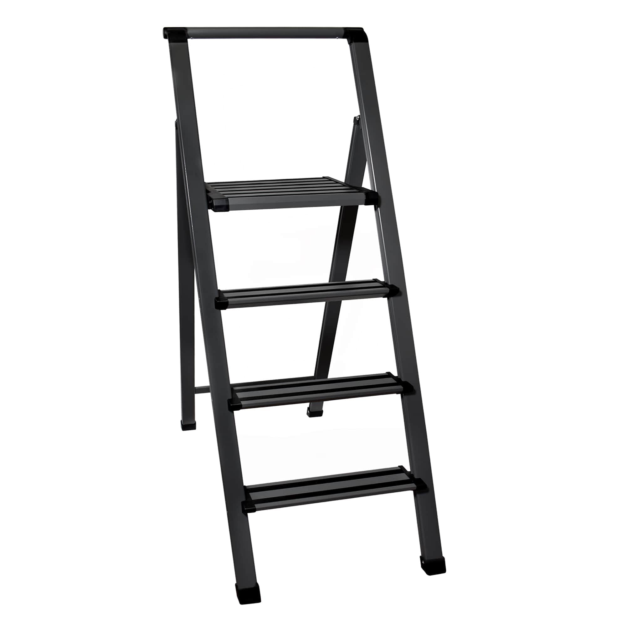 Sorfey 4Step Aluminum Foldable Ladder Step Stool Folding Step Ladder