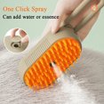 thumbnail image 3 of Steamy Dog Brush Electric Spray Cat Hair Brush 4 in1 Dog Steamer Brush for Massage Pet Grooming Removing Tangled and Loose Hair ShopWise Round, 3 of 10