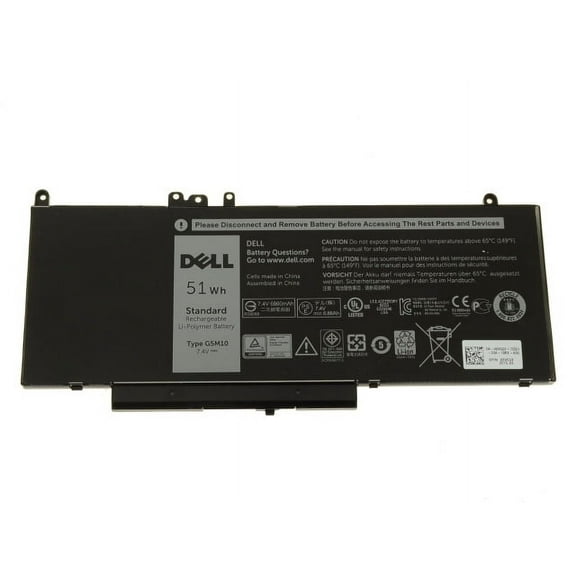 New Genuine Dell Latitude E5270 7.4V 51Wh Battery 451-BBLL 451-BBLN
