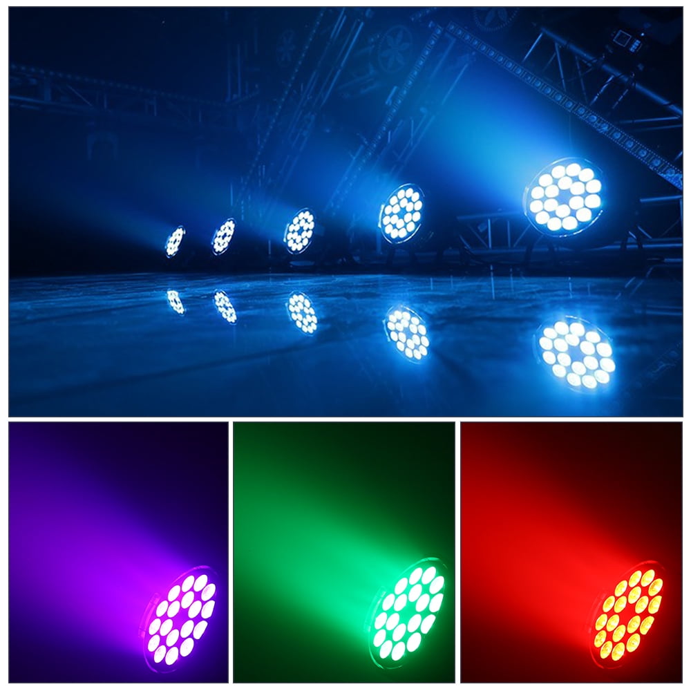 Waterproof 18x18W LED Par Can Lights Outdoor Stage Light IP65 RGBWAUV 6 in 1 DMX512