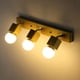 thumbnail image 4 of Lámpara de pared creativa Iluminación Lámpara de pared E27 Madera rústica Minimalista Luz nocturna Luz de lectura para baño Dormitorio Cocina Yinane Luces de pared del dormitorio, 4 of 8