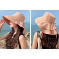 thumbnail image 3 of CoCopeaunts Summer Hat for Women Wide Brim Sun Hat Fishing Hats Cute Bucket Hat Holiday Camping Beach Hat, 3 of 4