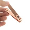 thumbnail image 2 of Cortauñas simple de 1 pieza para mujeres y hombres tono dorado rosa, 2 of 6