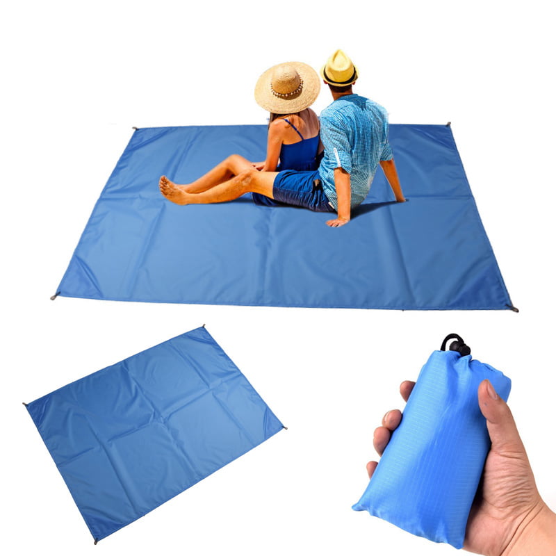 55x79" Sand-Free Beach Mats Sand Proof Rug Picnic Blanket For Camping Outdoor 