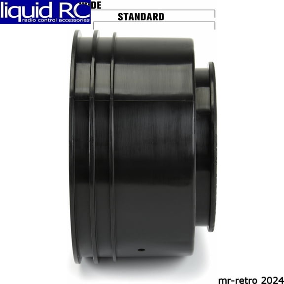 Pro-Line Racing Showtime  Wide SC Blk Whls F/R PRO279403 RC Tire