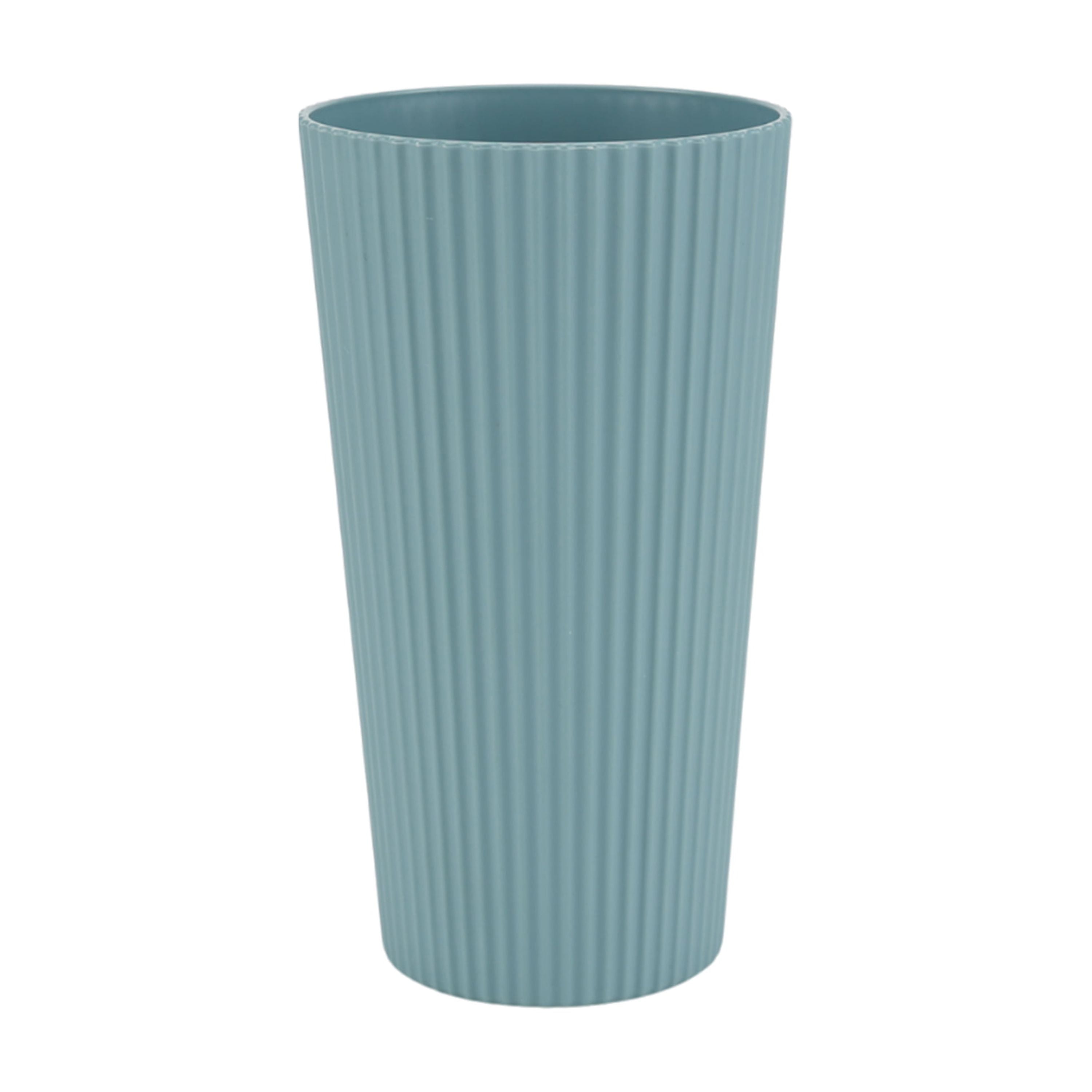 Mainstays 18-Piece Eco-Friendly Recycled Plastic Dinnerware Set, Blue