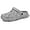 Light Gray, variant on Men Garden Clogs Shoes Slippers: Lightweight Casual - Slip On Sandals for Outdoor Summer Beach Walking