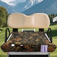 thumbnail image 3 of XYZCANDO Hunting Camo Leaf Golf Cart Seat Cover | 4 Storage Pockets, Non-Slip Washable Terry Cloth For 2-Seat Golf Carts, 3 of 8
