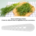 thumbnail image 4 of Kitchen Grass Stripper, 8 Holes Green Leaf Stripper  For Kale, 4 of 8