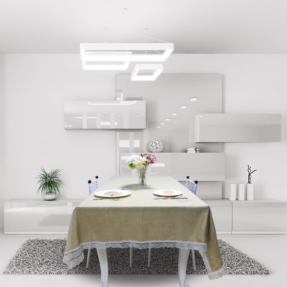 Touiyu Rectangle Tablecloth 57"*71"(145x180cm) Linen Table Cloth